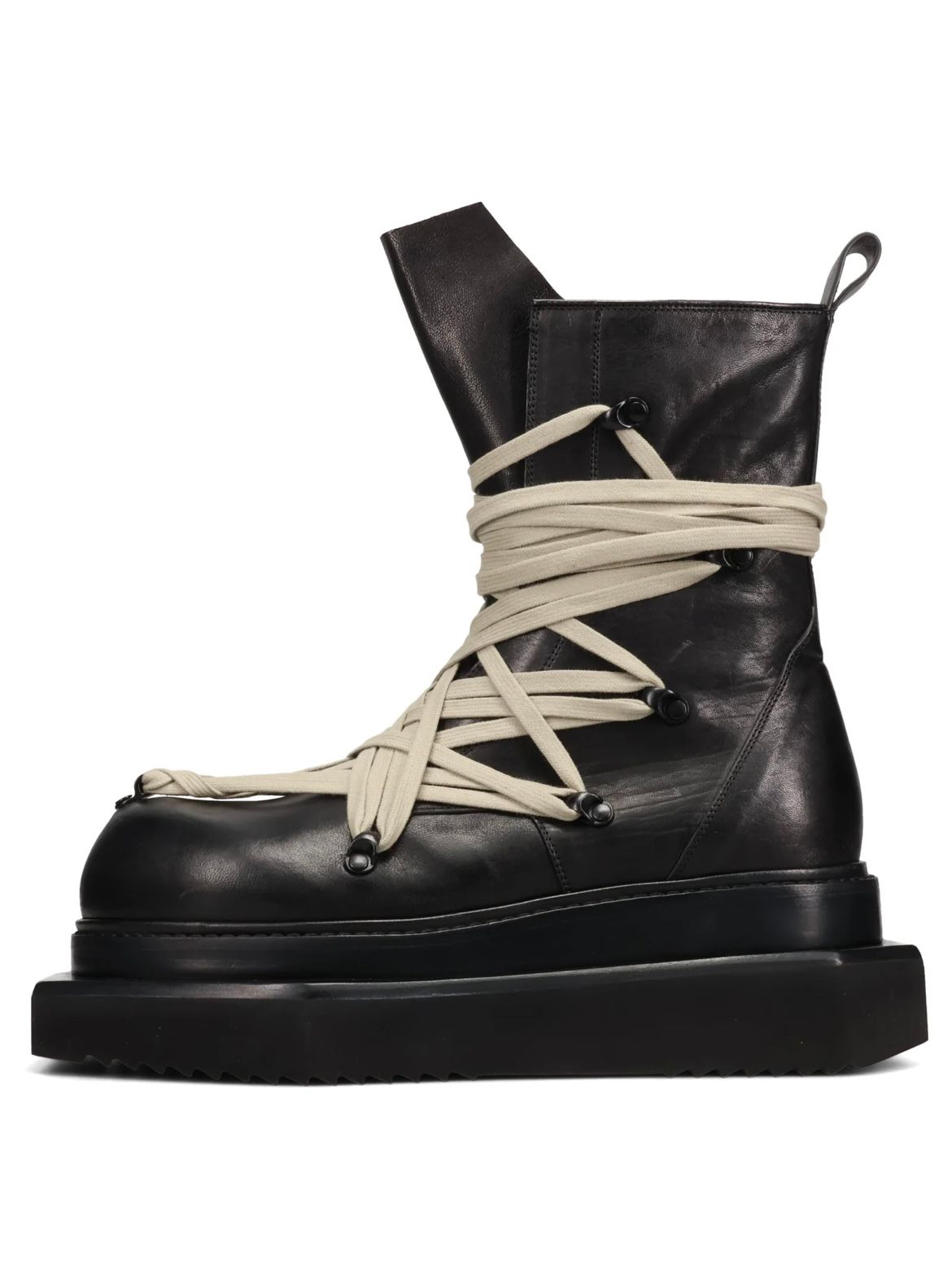 【正規品】Rick Owens ブラック プルオン サイクロプス ブーツ RICK OWENS - 【23FW】フロントジップ モト サイクロプス ブーツ