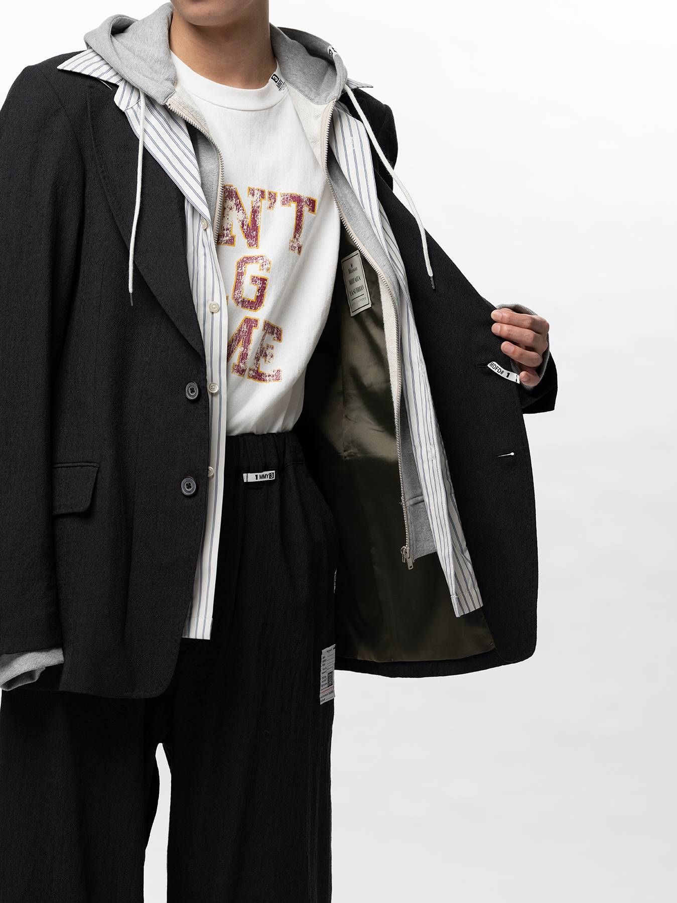 【26SS】トリプル レイヤード ジャケット / TRIPLE LAYERED BLAZER / ブラック