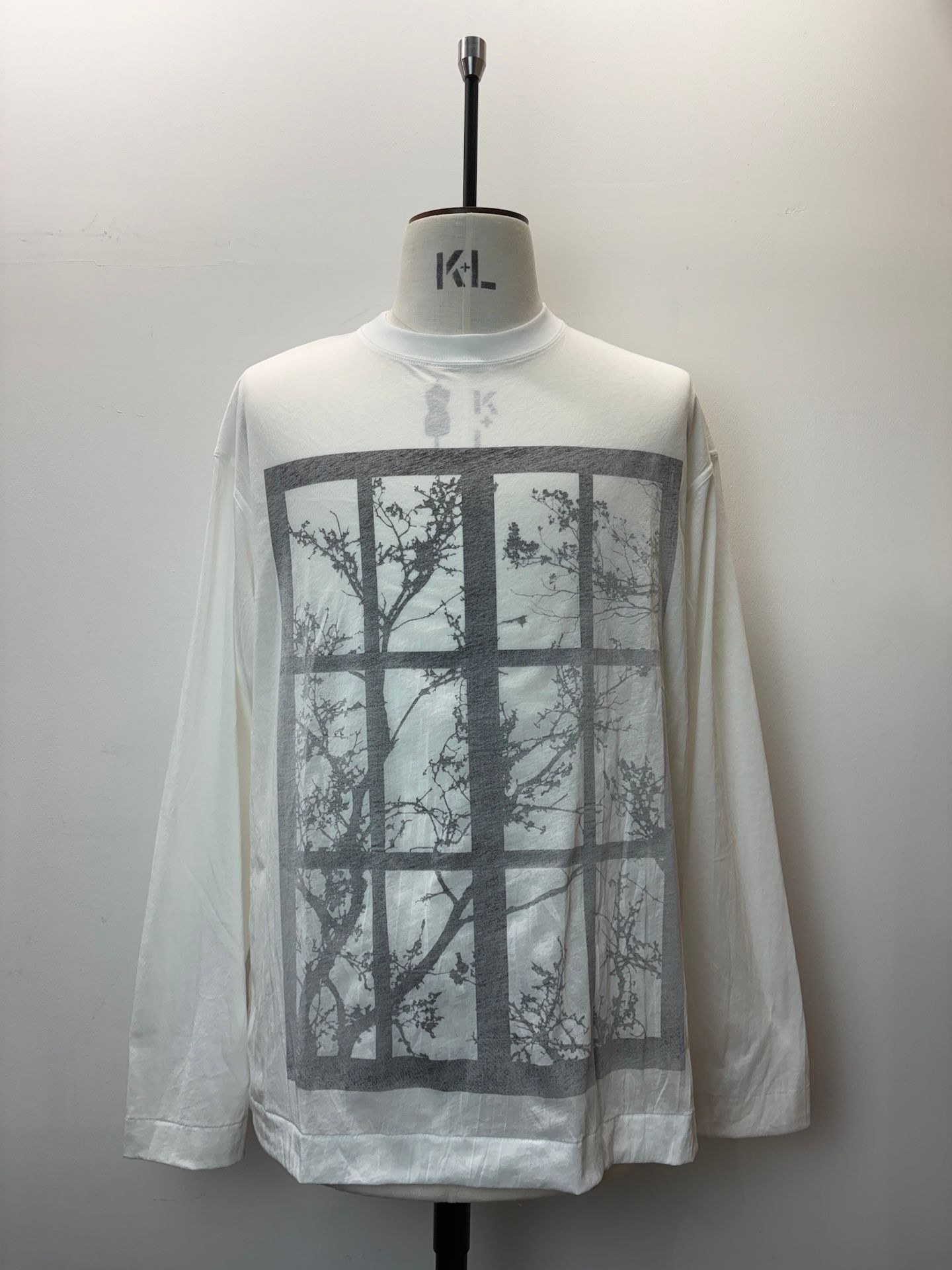 【27SS】ザ セイム ウィンドウ L/S Tシャツ 長袖 カットソー / THE SAME WINDOW (L/S TEE) (ISSUE#10) / GESSO WHITE (ジェッソ ホワイト)