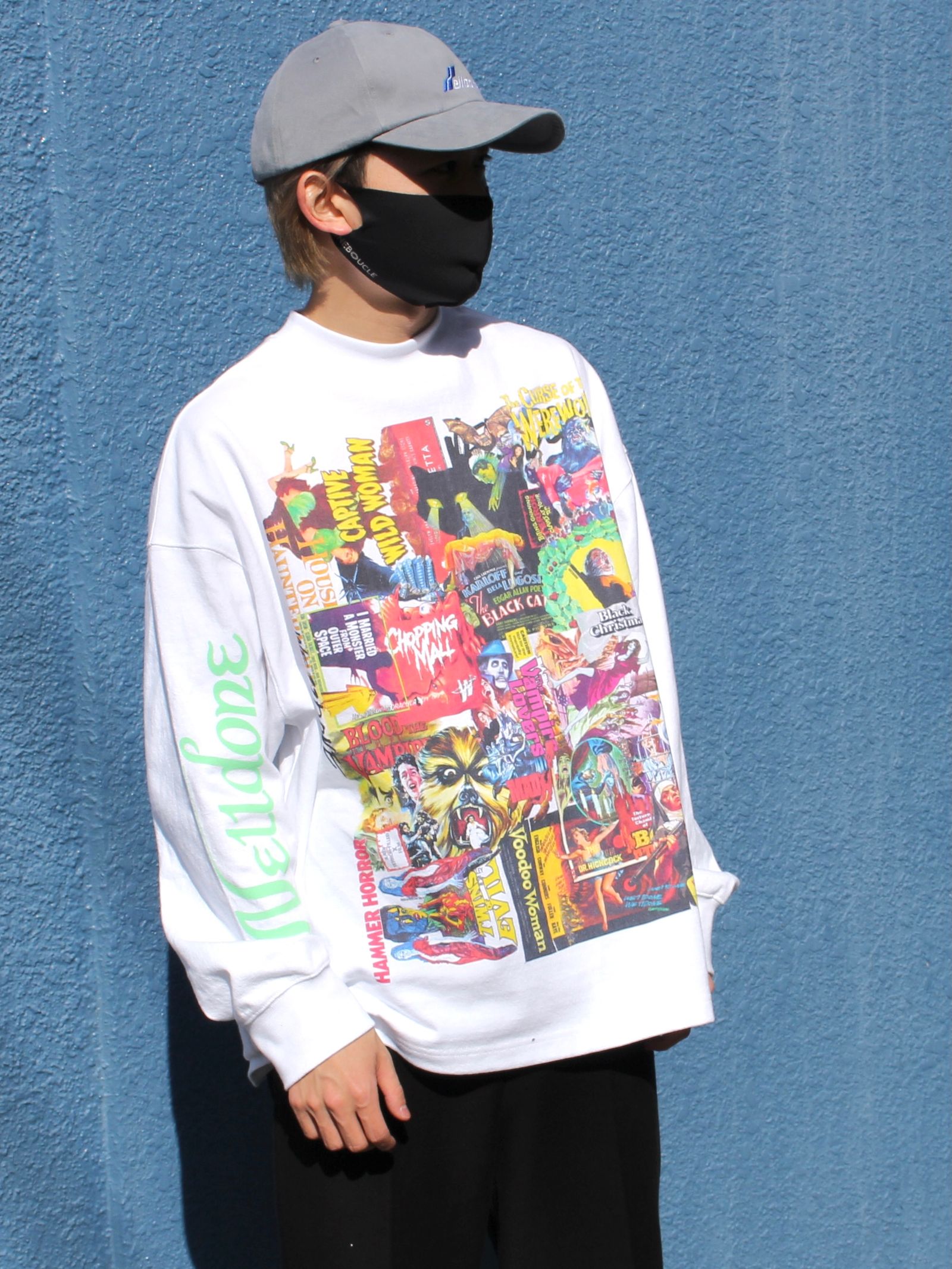 グラフィックTシャツがアクセント!ワークジャケットを使用したストリートコーデ