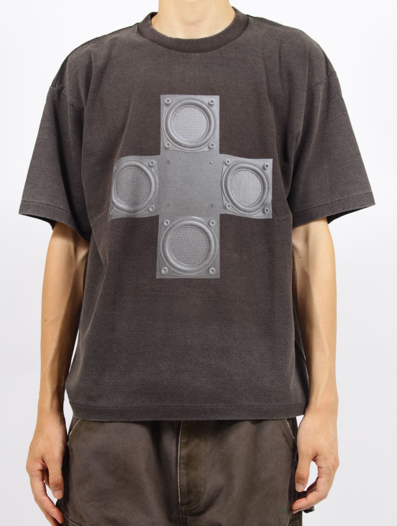 【25AW】スピーカー グラフィック Tシャツ 半袖 カットソー  / SPEAKER T-SHIRTS / ブラック