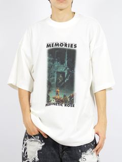 【26SS】"メモリーズ" 大友克洋 "磁気嵐" マグネットローズ Tシャツ / MEMORIES "MAGNETIC ROSE" S/SL Tee /ホワイト