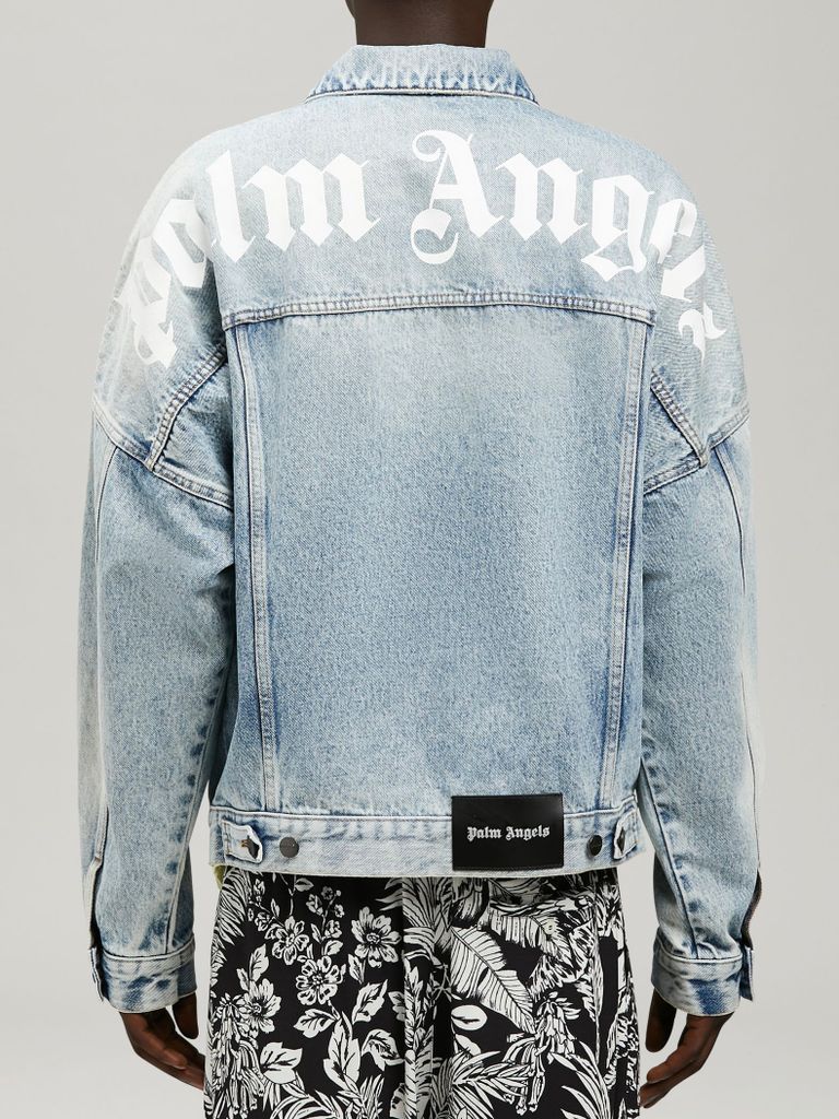 PALM ANGELS - 【23SS】バックロゴ オーバーサイズ デニムジャケット 