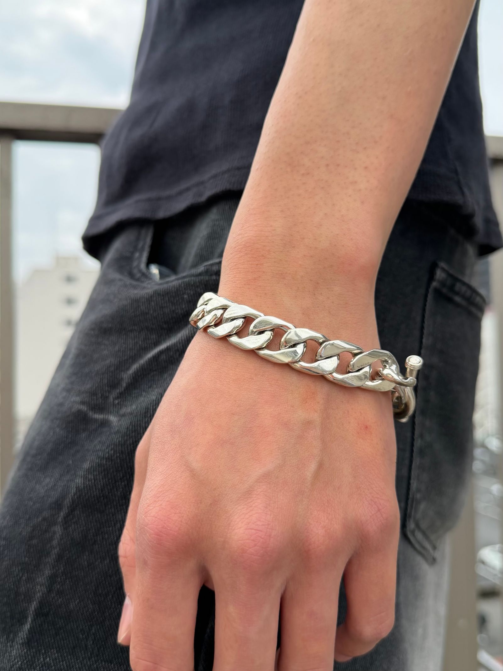 ベーシック リンク ブレスレット / BASIC LINK BRACELET -14mm- / シルバー