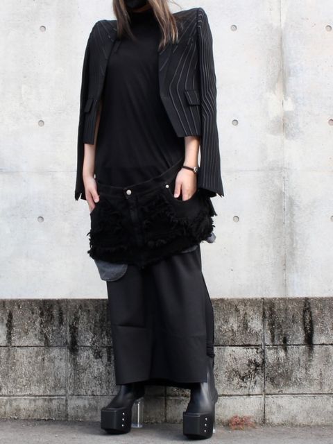 【Rick Owens × sulvam】ハイエンドなモードスタイル