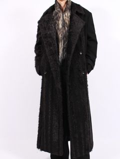 【25AW】ダブル ブレステッド ロングコート / DOUBLE BRESTED COAT / ブラック