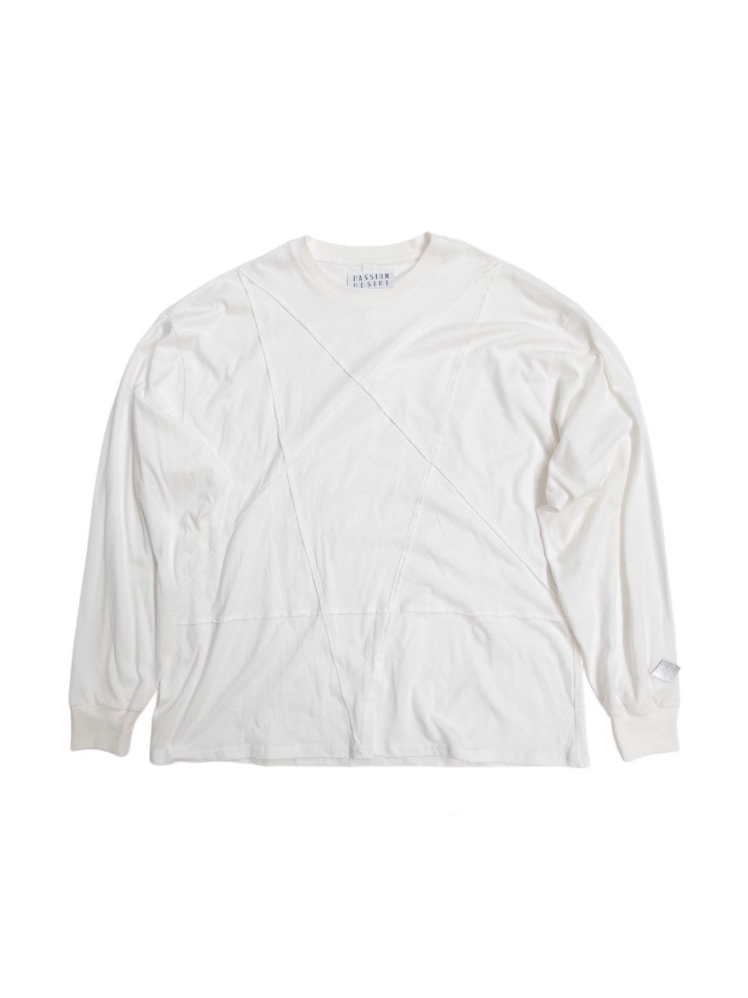 【26AW】コットン ペンタグラム スイッチ ロングスリーブ Tシャツ / COTTON PENTAGRAM SWITCHED L/S T-SHIRT / ホワイト