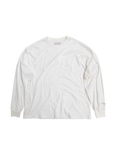 【26AW】コットン ペンタグラム スイッチ ロングスリーブ Tシャツ / COTTON PENTAGRAM SWITCHED L/S T-SHIRT / ホワイト