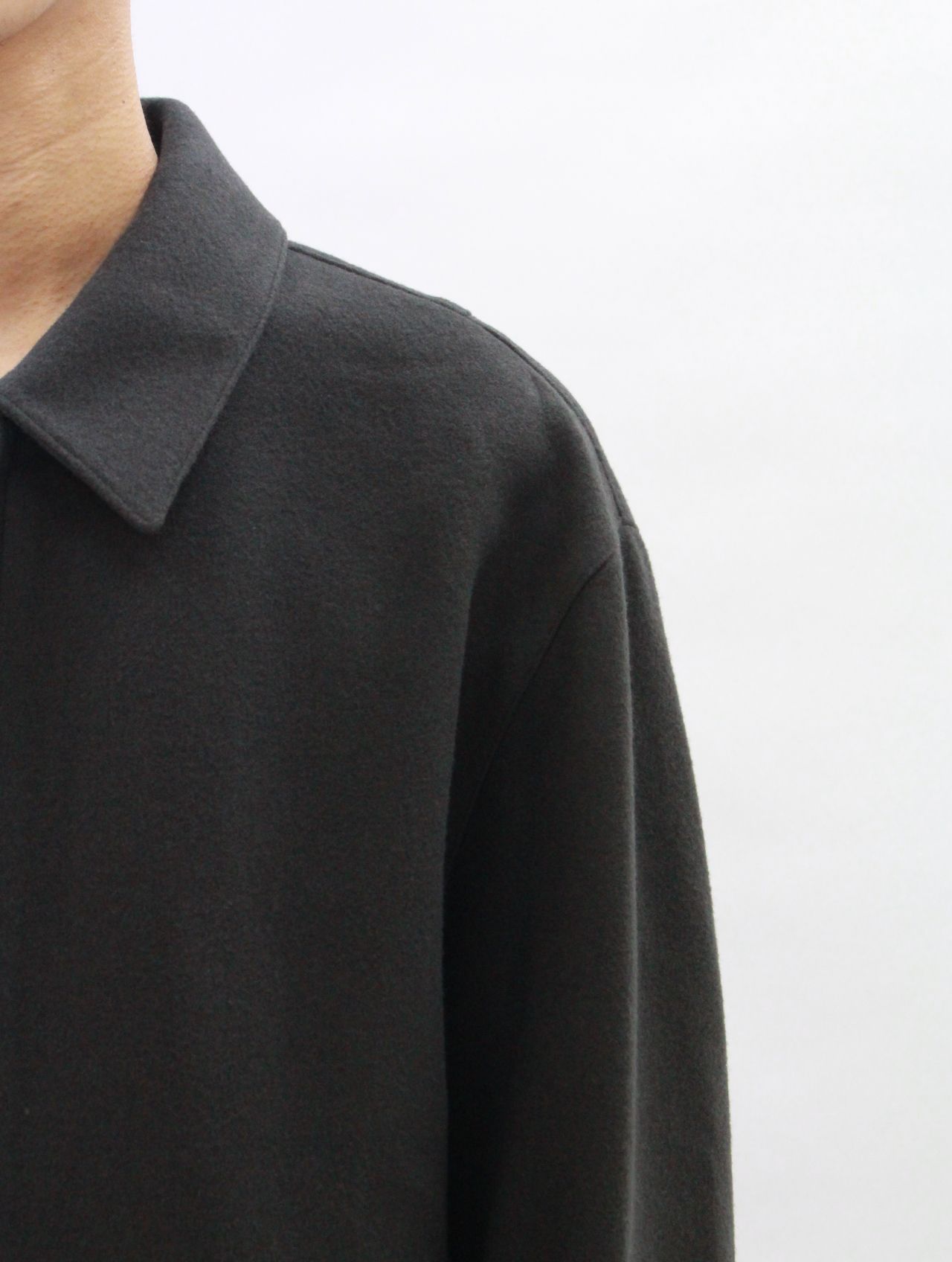 【25AW】ゼン モッサー ウール ブルゾン / ZEN MOSSER WOOL BLOUSON / ペッパーコーン