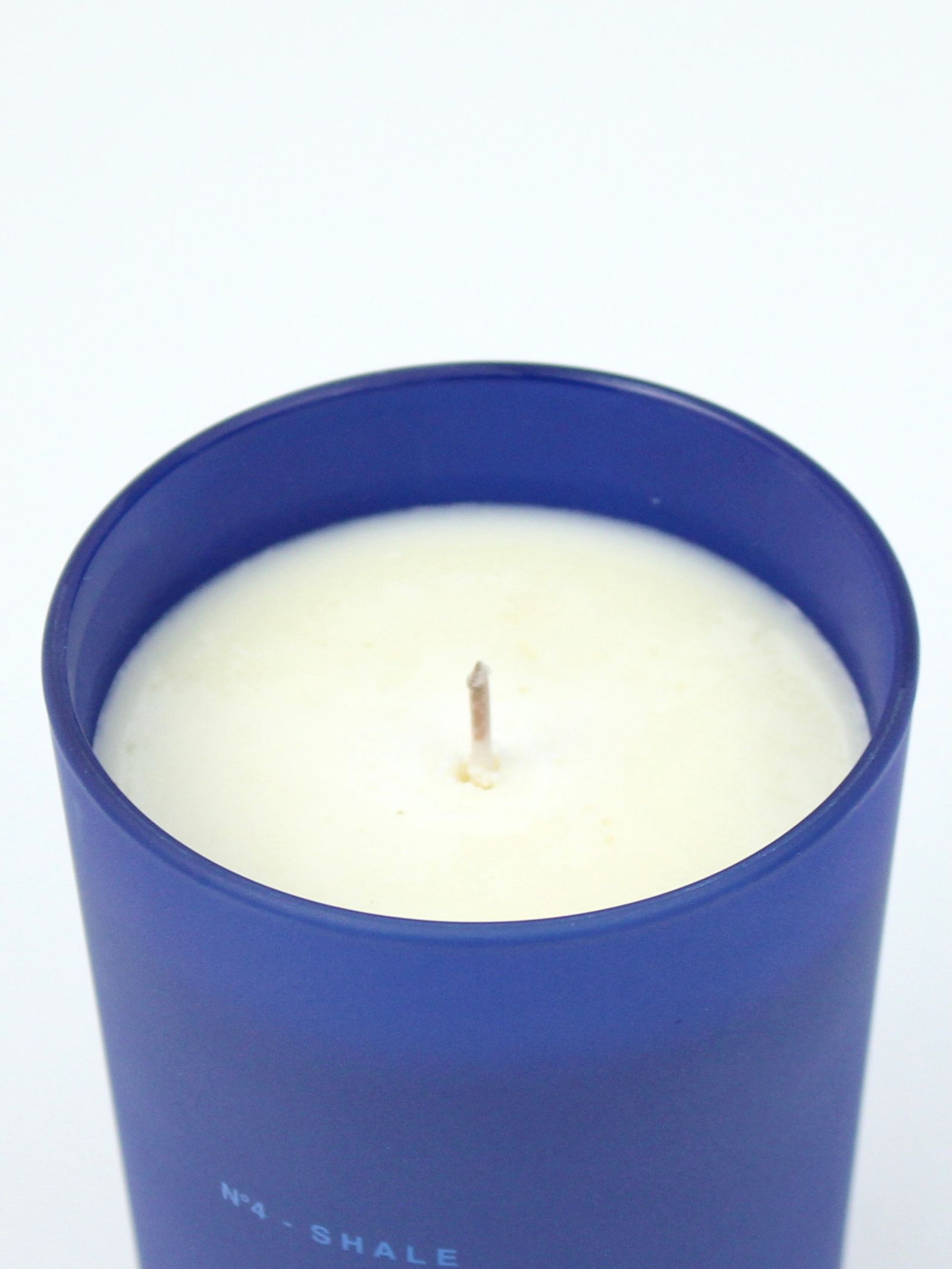 アロマキャンドル / WAX BLUE NO.4 SHALE CANDLE / ブルー