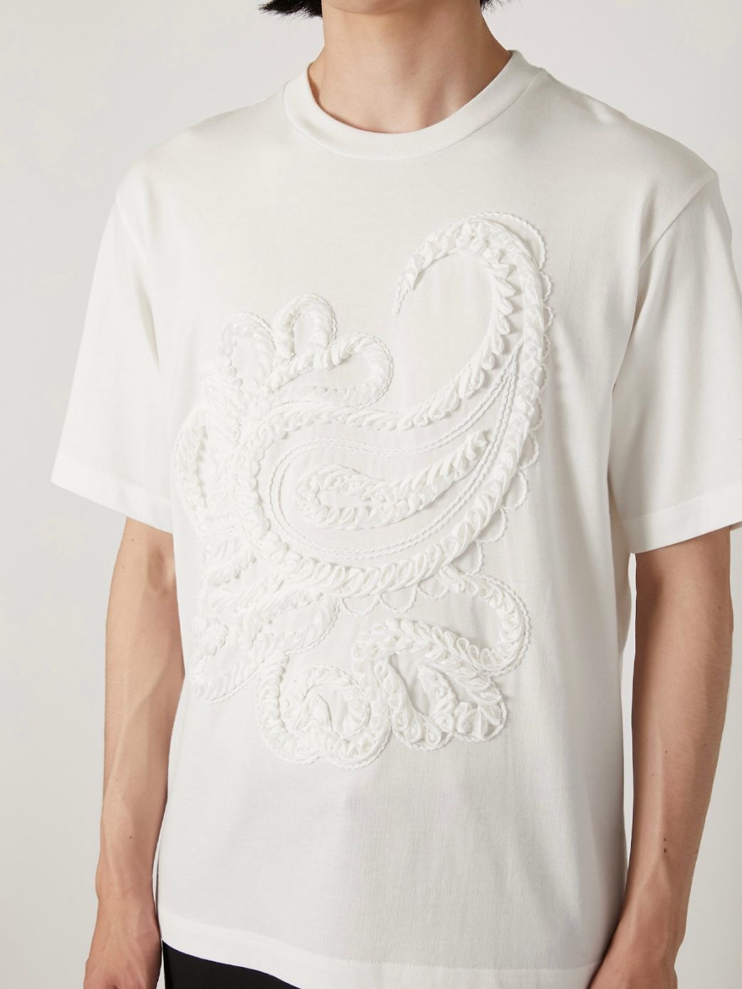 【26SS】刺繍 Tシャツ / T-SHIRT / ホワイト
