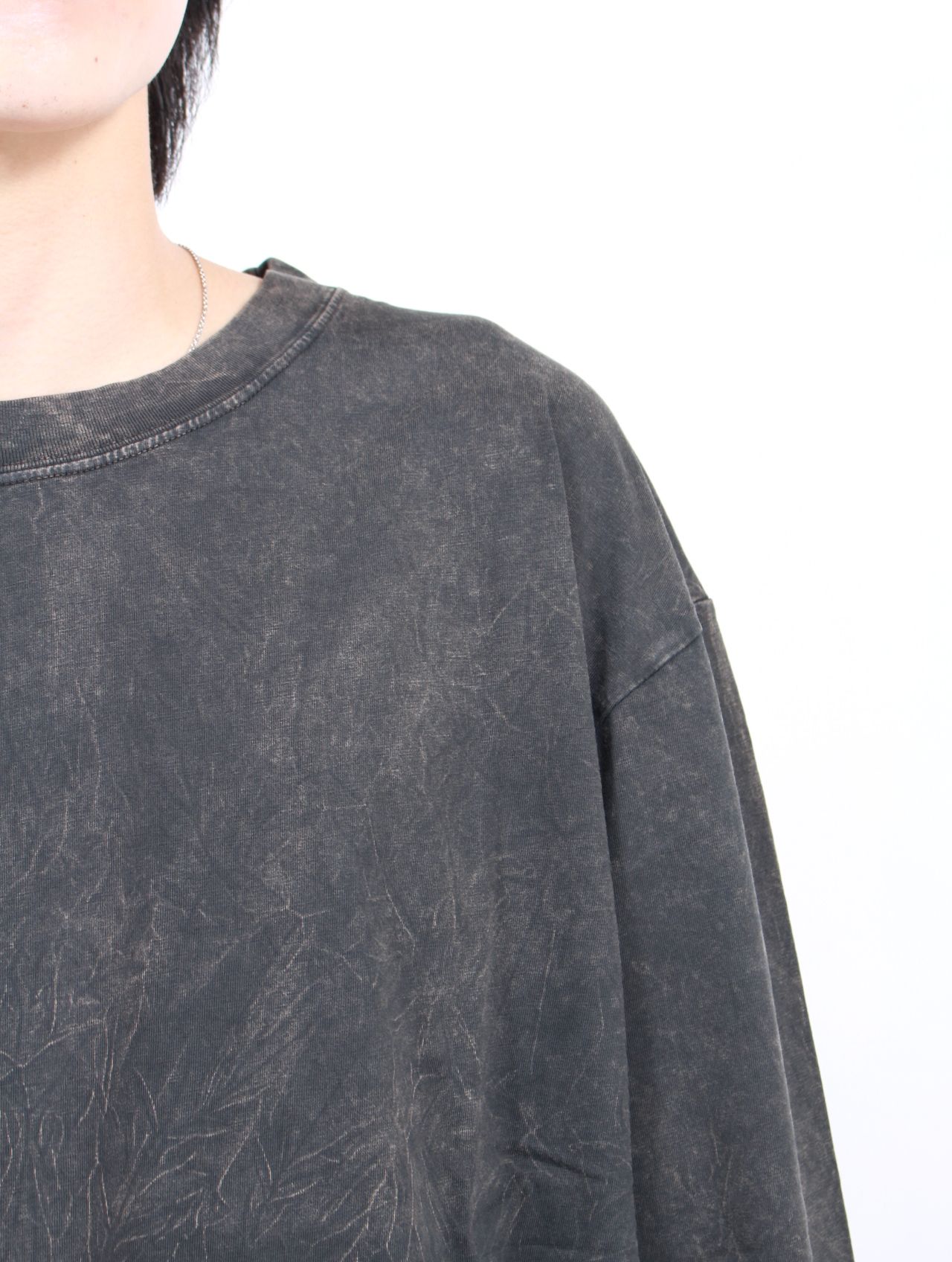 【25AW】スパーク ロングスリーブ 長袖 Tシャツ / SPARK LONGSLEEVE / WASHED BLACK JERSEY(ウォッシュブラック)