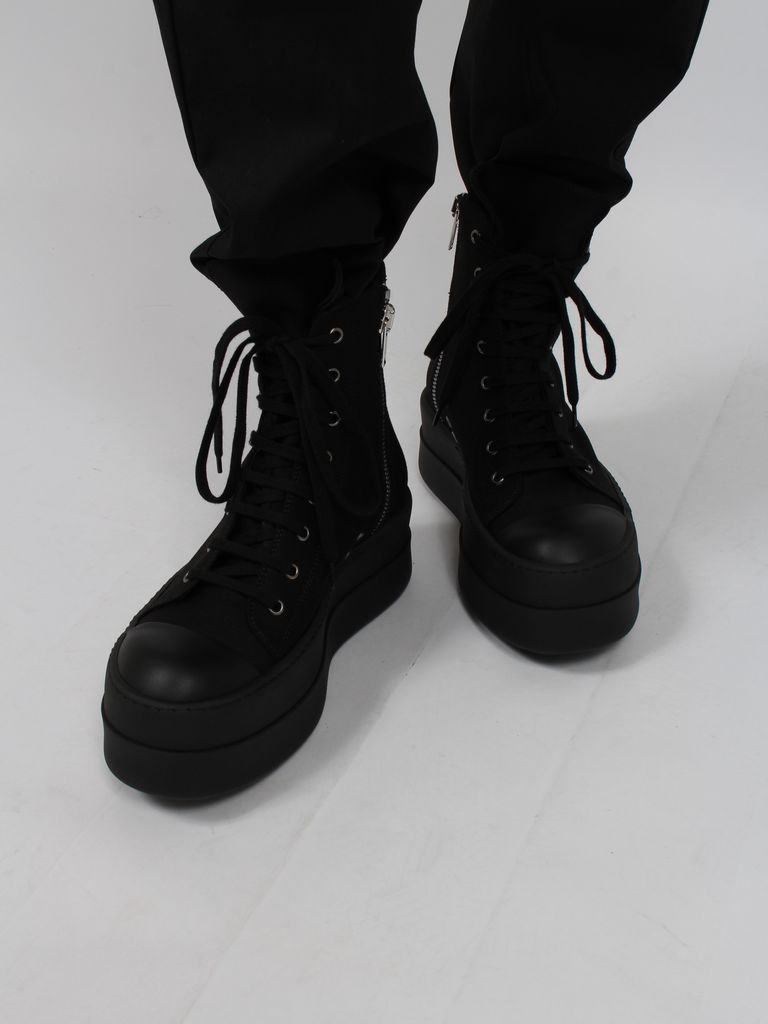 RICK OWENS DRKSHDW - 【24SS】ダブルバンパー ハイカット スニーカー 