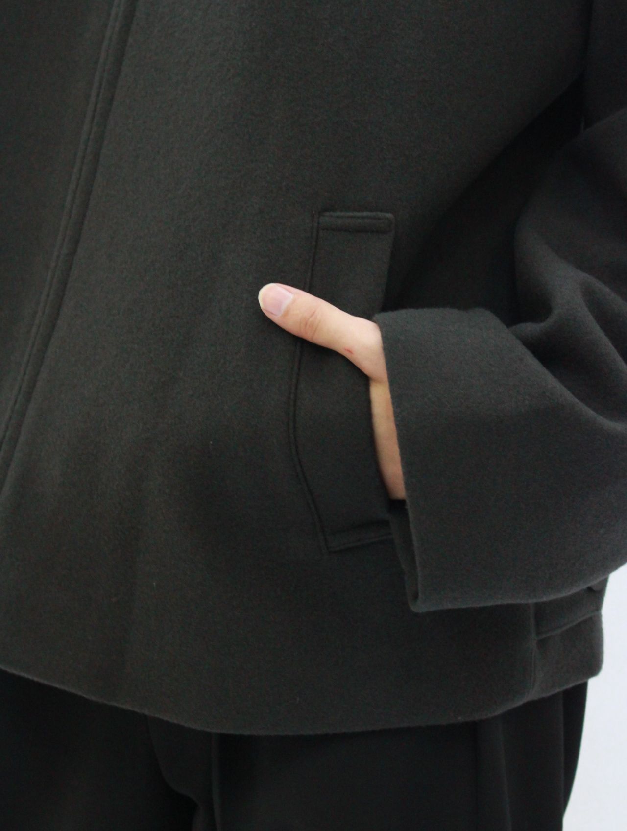 【25AW】ゼン モッサー ウール ブルゾン / ZEN MOSSER WOOL BLOUSON / ペッパーコーン