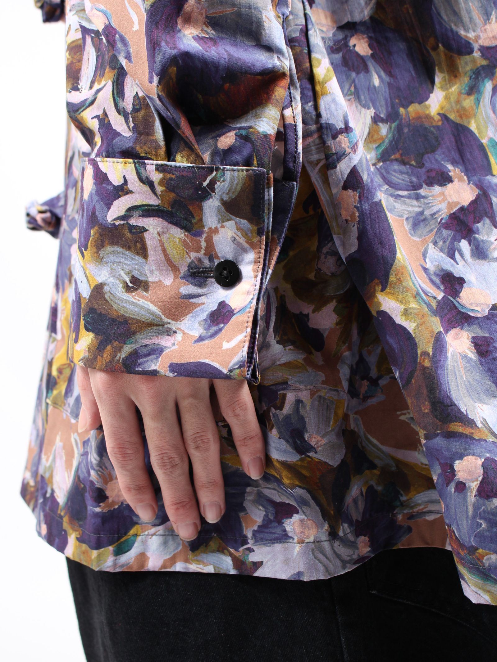 KIDILL - 【24SS】カンフー シャツ / KUNG-FU SHIRT DEVEAUX FLOWER / パープル | STORY