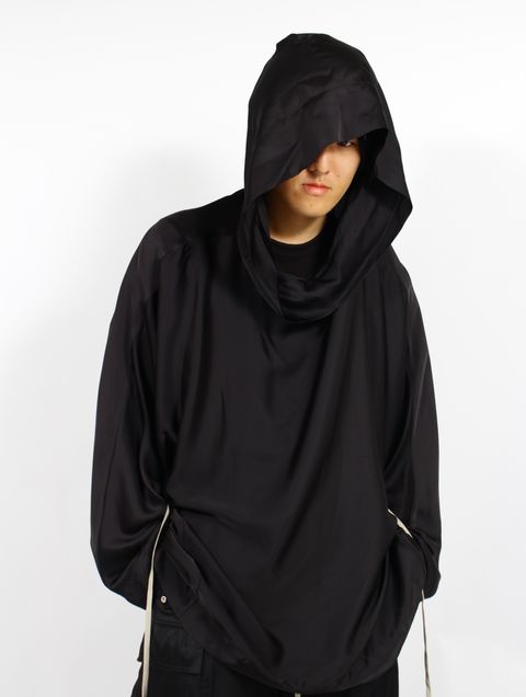 ALYX アリクス ロゴ刺繍デザイン プルオーバーパーカー ブラック（ALYX  