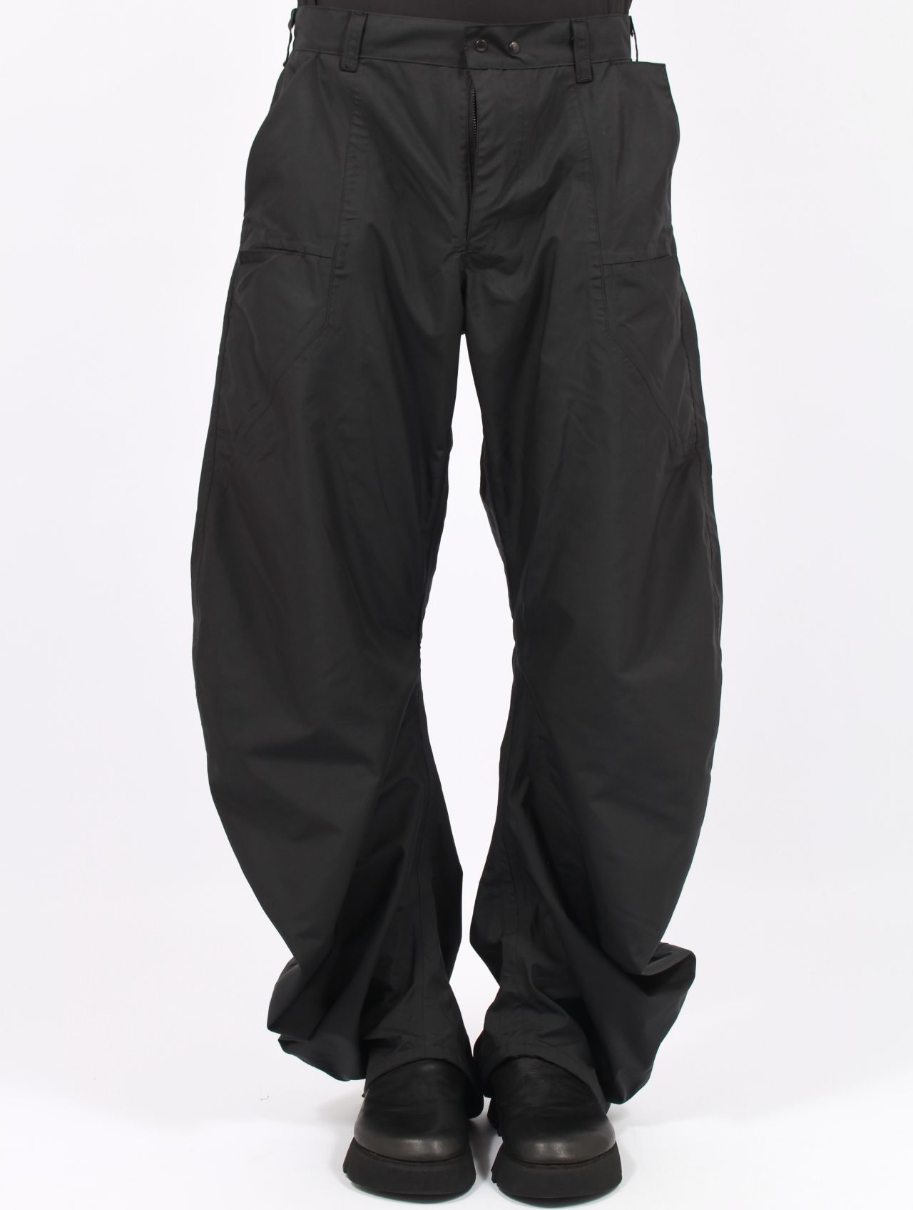 【25AW】6ポケット パネル ツイスト トラウザーズ / 6Pocket Panel Twist Trousers / ブラック