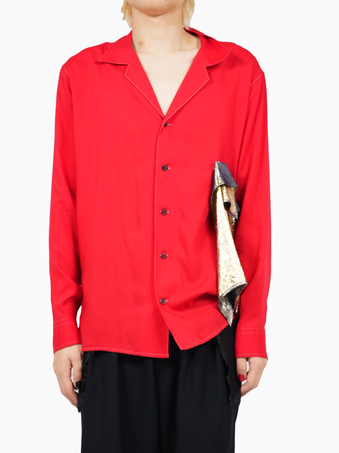 トップス sulvam open coller shirt 22ss sulvam open coller shirt 22ss