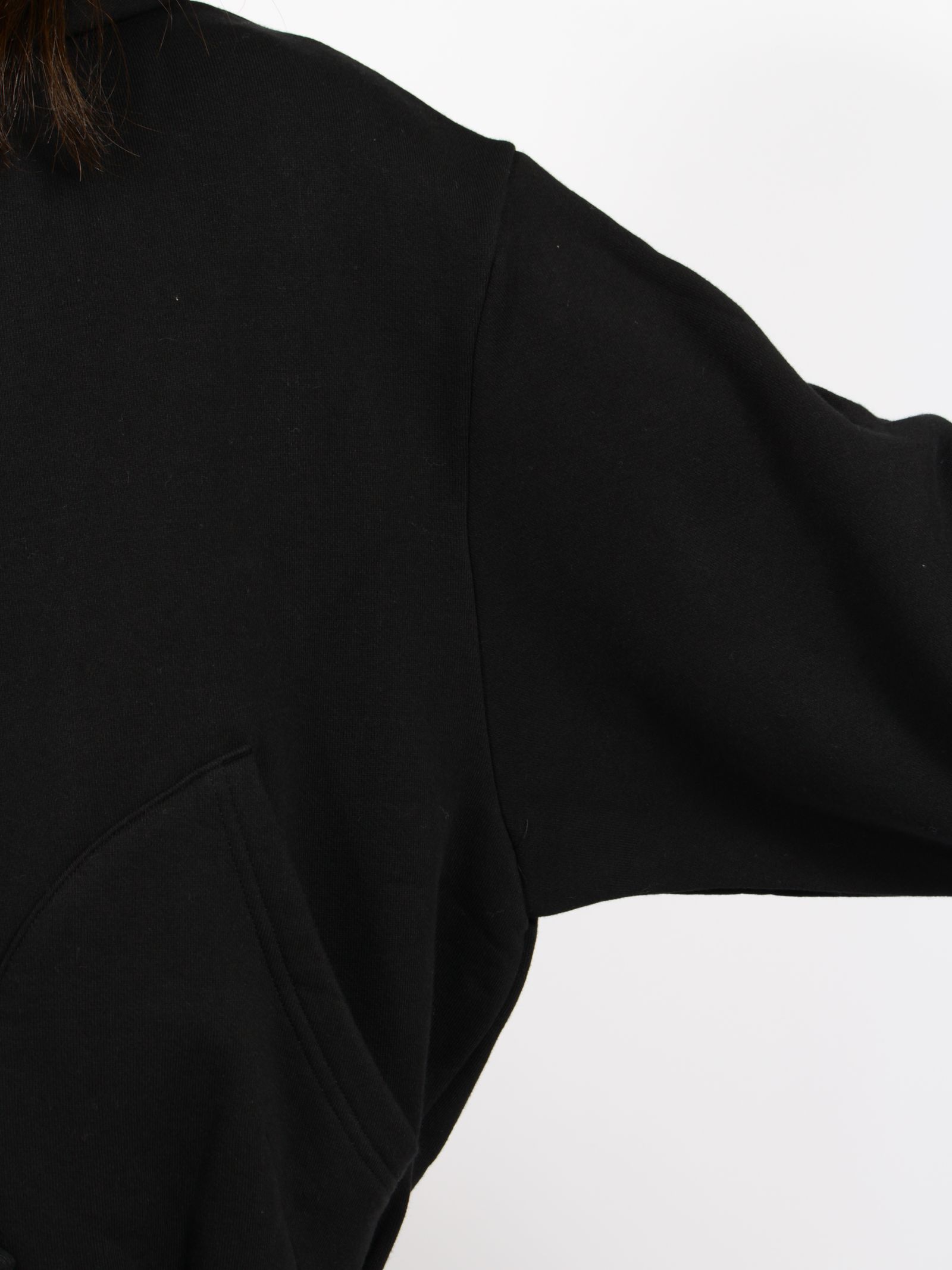【26AW】オーディナリー ホーム オールド スタイル ジップ フーディ ウィズ プリンティング / ORDINARY HOME OLD STYLE ZIP HOODIE WITH PRINTING / ブラック
