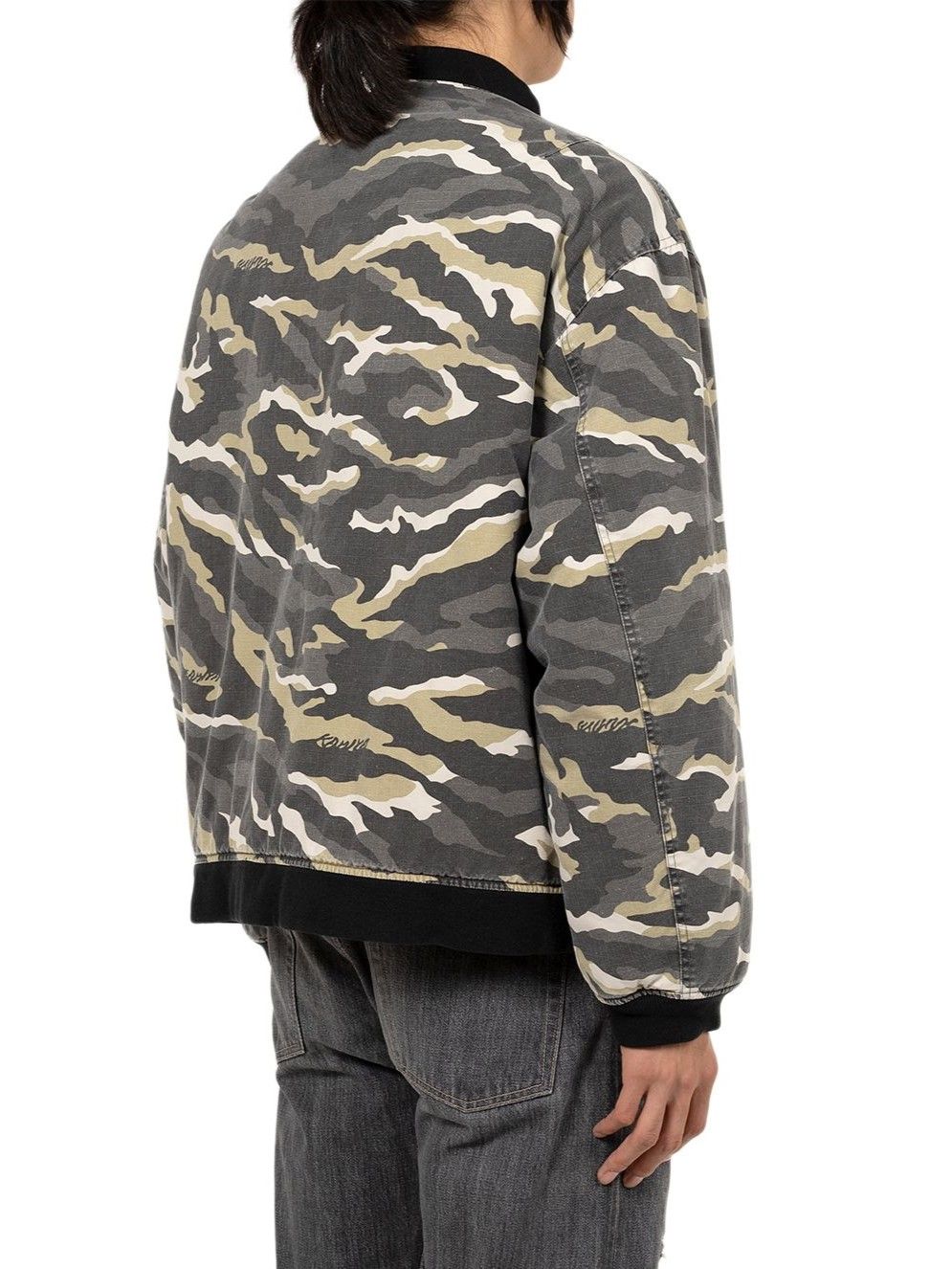 KAMIYA - 【25SS】カモフラージュ ウォッシュ MA-1 / CAMOUFLAGE