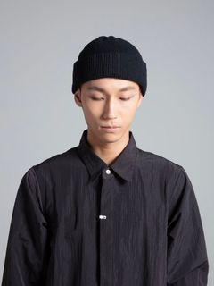 【25SS】ショートカフ ビーニー / SHORT CUFF BEANIE / ブラック