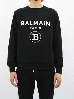 Bロゴ ホワイトプリント スウェット / BH2 C&S SWEAT PRINT B-LOGO / ブラック × ホワイト