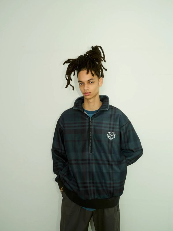 【26AW】 スタンドカラー フリース シャツ / STAND COLLAR FLEECE SHIRT / グリーン