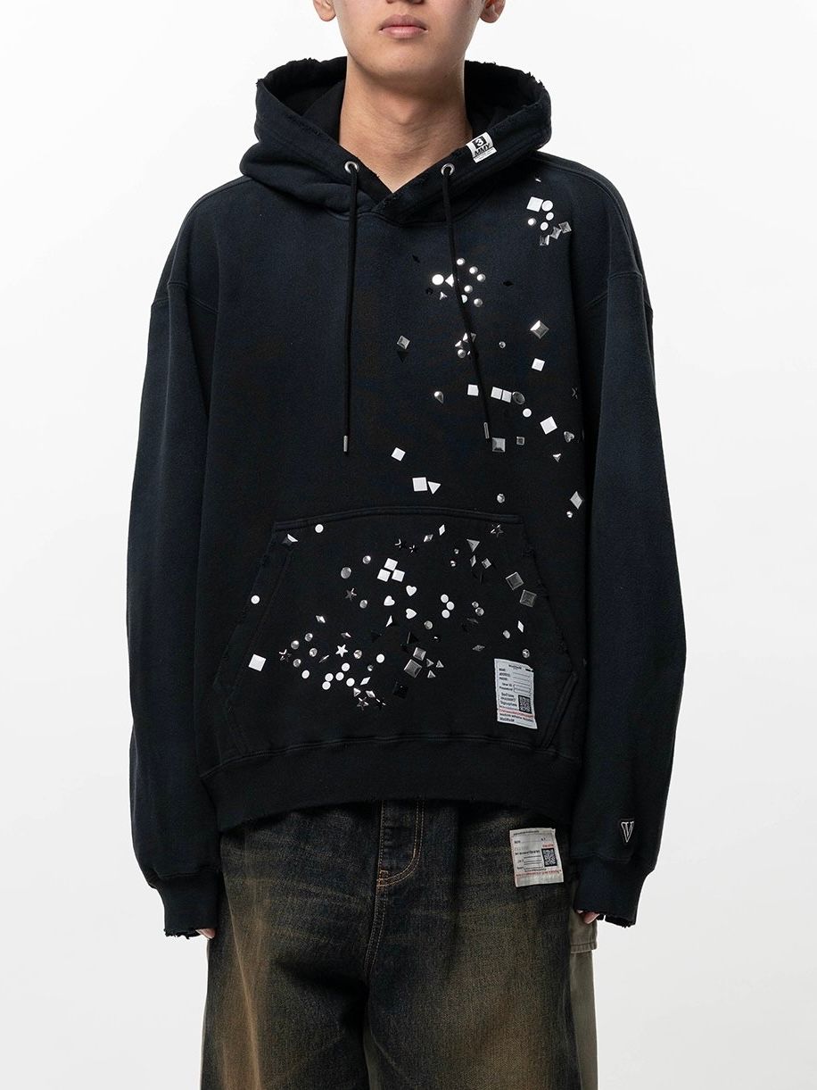 【Maison MIHARA YASUHIRO】26ss キャップ ブラック Maison MIHARA YASUHIRO Black Crushed Detail Cap Maison MIHARA YASUHIRO