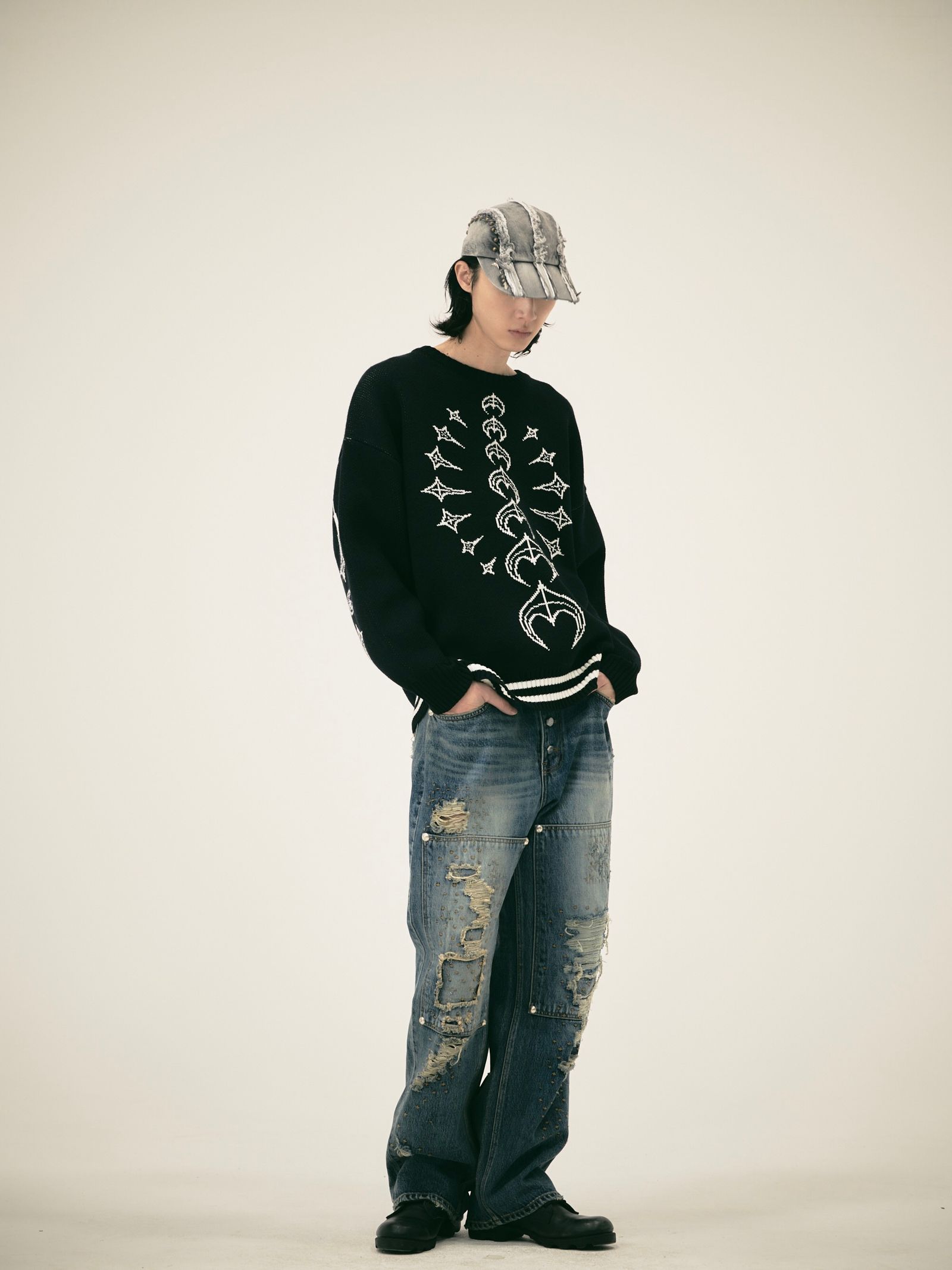 【25AW】スリークロウ キャップ / THREE-CLAW CAP / ブラック