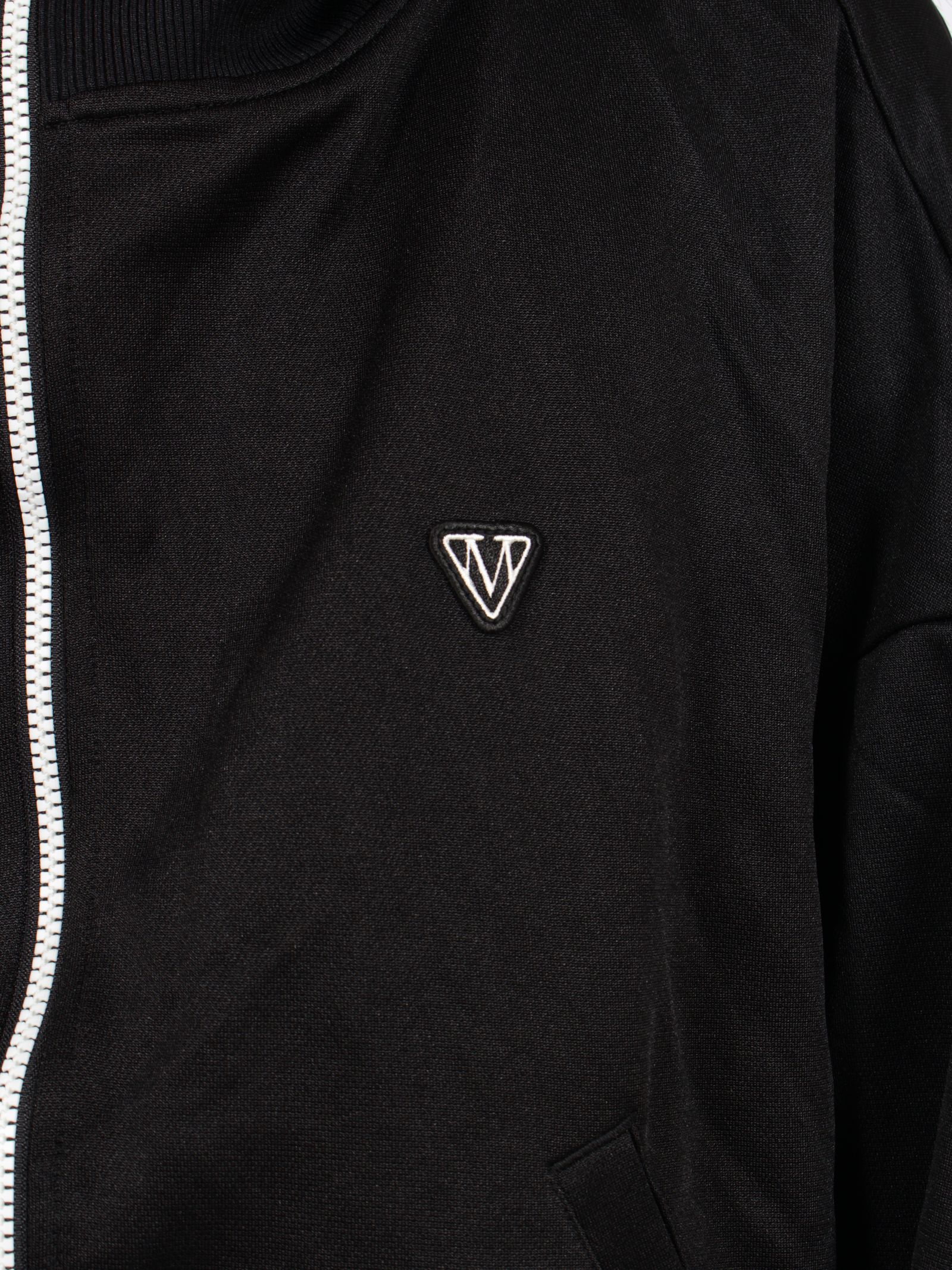 【26AW】 トラック ジャケット レイヤード スウェット パーカー / TRACK JACKET LAYERED / ブラック