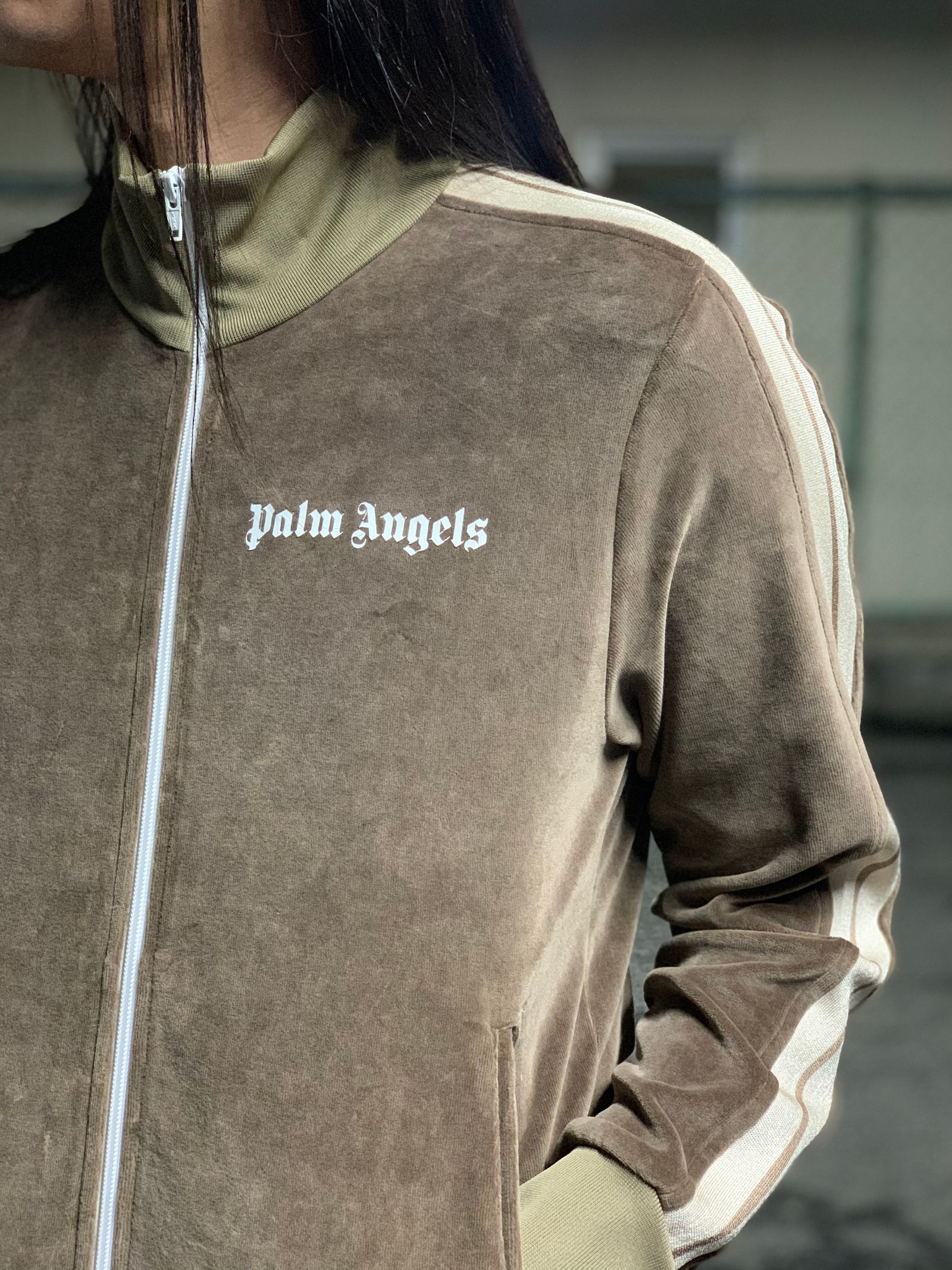 PALM ANGELS - ベロアトラックパンツ / CHENILLE TRACK PANTS 