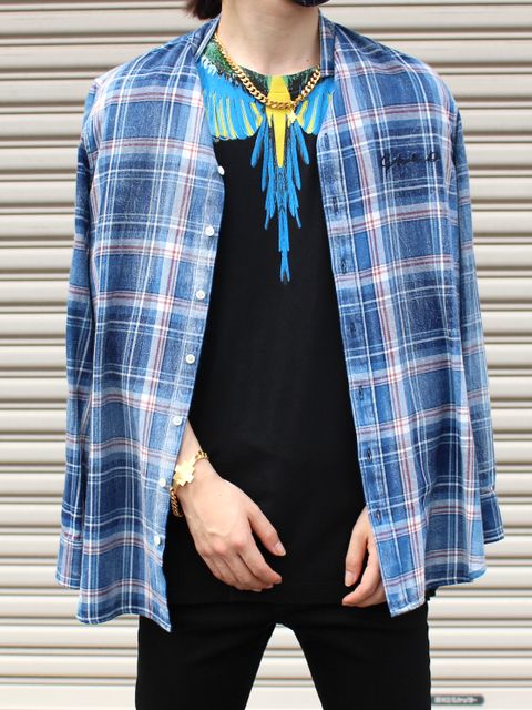 MARCELO BURLON,GalaabenDを使用したカジュアルストリートコーデ