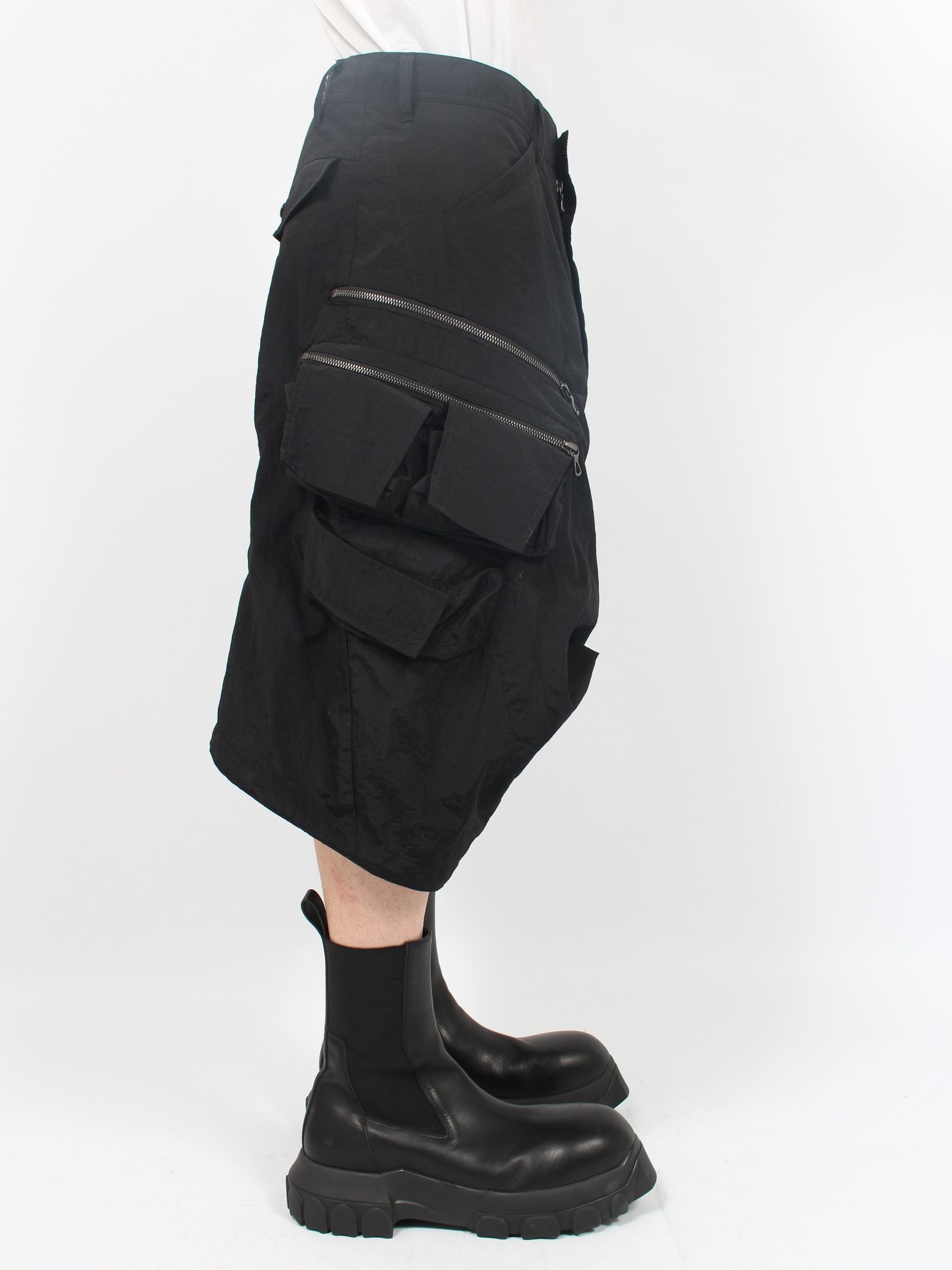 【24AW】ハイ カウント タフタ ショートパンツ / NYLON  HIGH COUNT TAFFETA  / ブラック