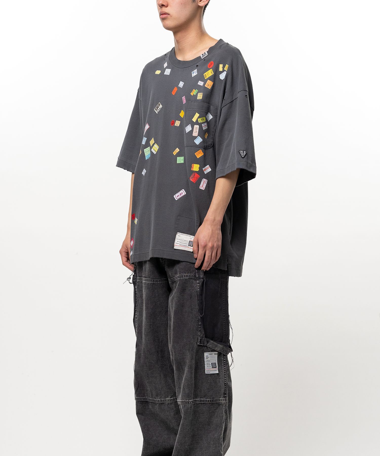 【26AW】プライス ステッカー Tシャツ / PRICE STICKER TEE / ブラック