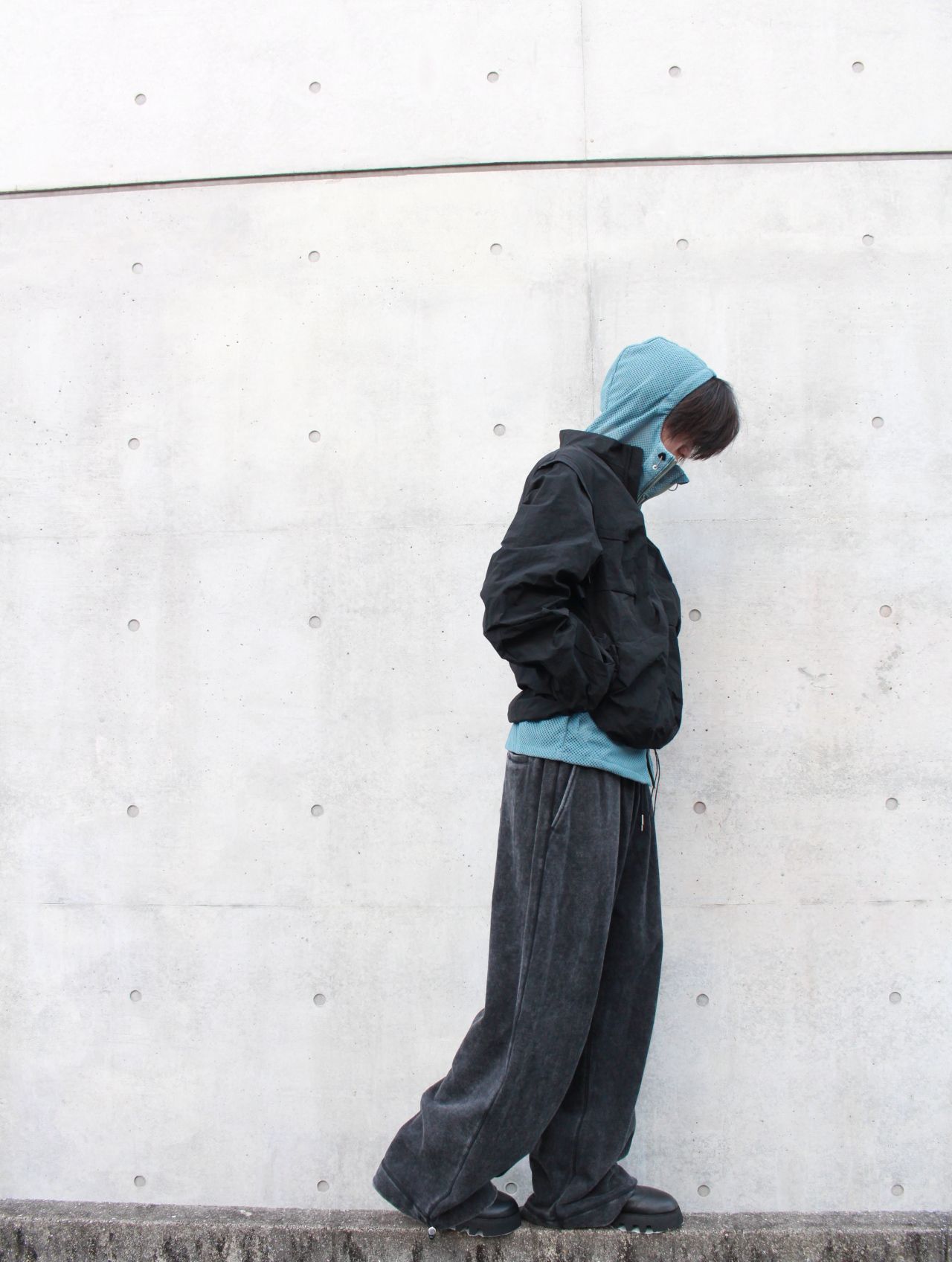 【25AW】ベーシック アシッド スウェット パンツ / BASIC ACID SWEAT PANTS / ブラック