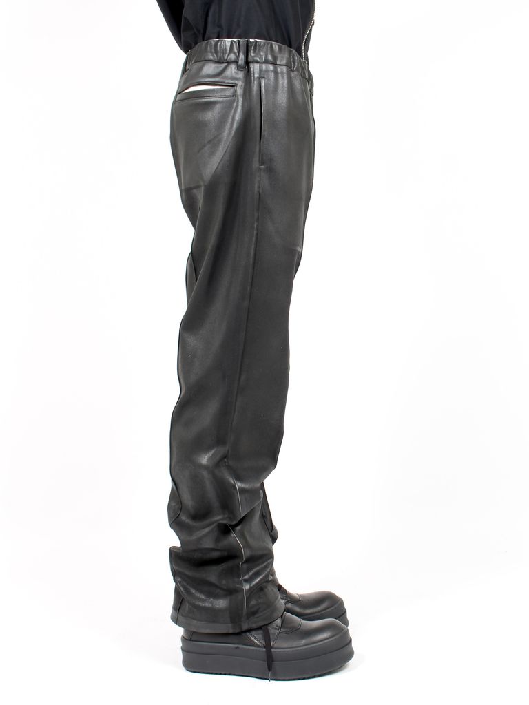 TAAKK - 【24SS】レザーライク トラウザー / LEATHER LIKE TROUSERS 