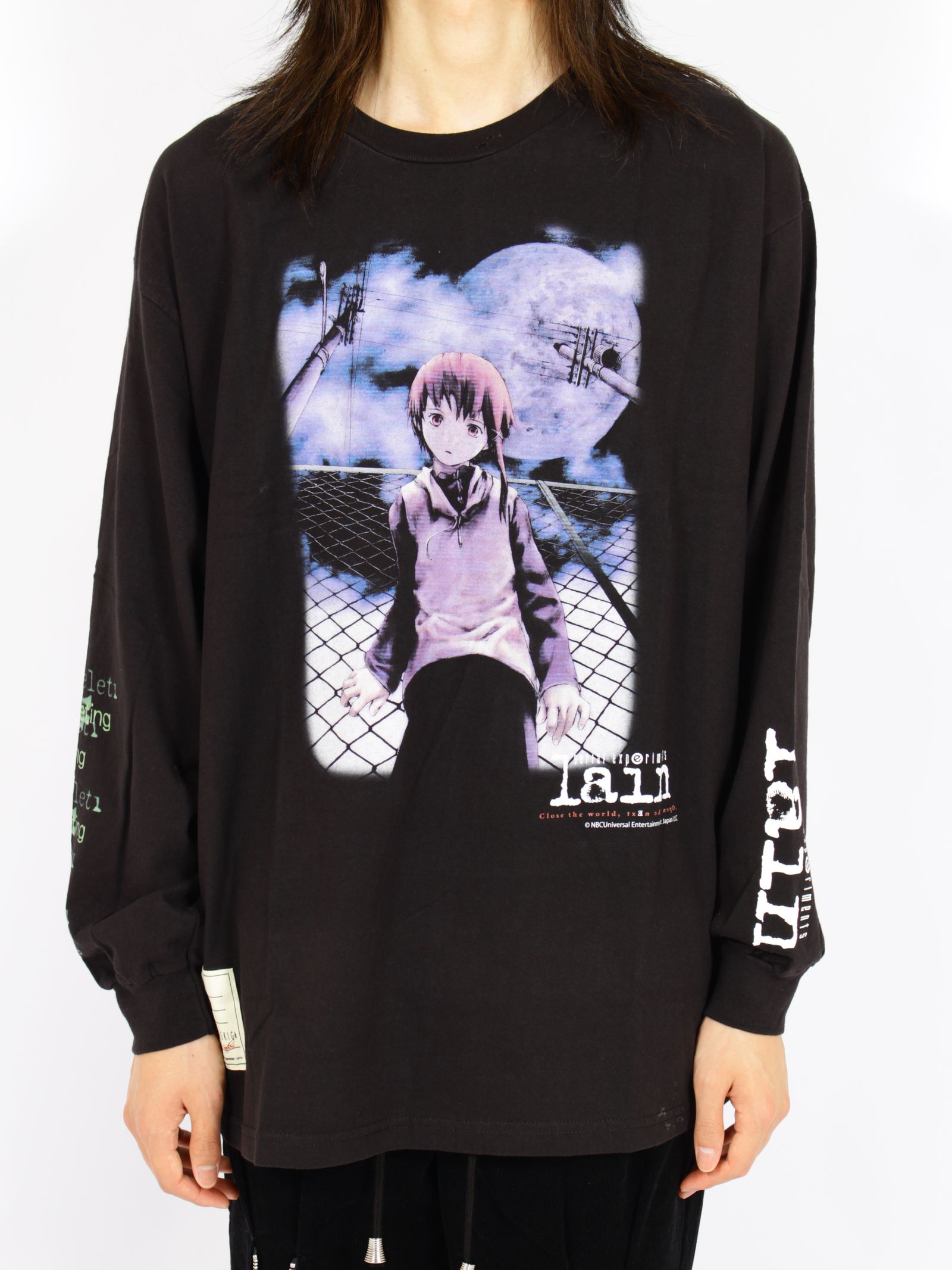 【26AW】セブ VS レインPT-07 ロングスリーブ Tシャツ 長袖 カットソー / SEV VS LAIN PT-07 L/SL TEE / ブラック