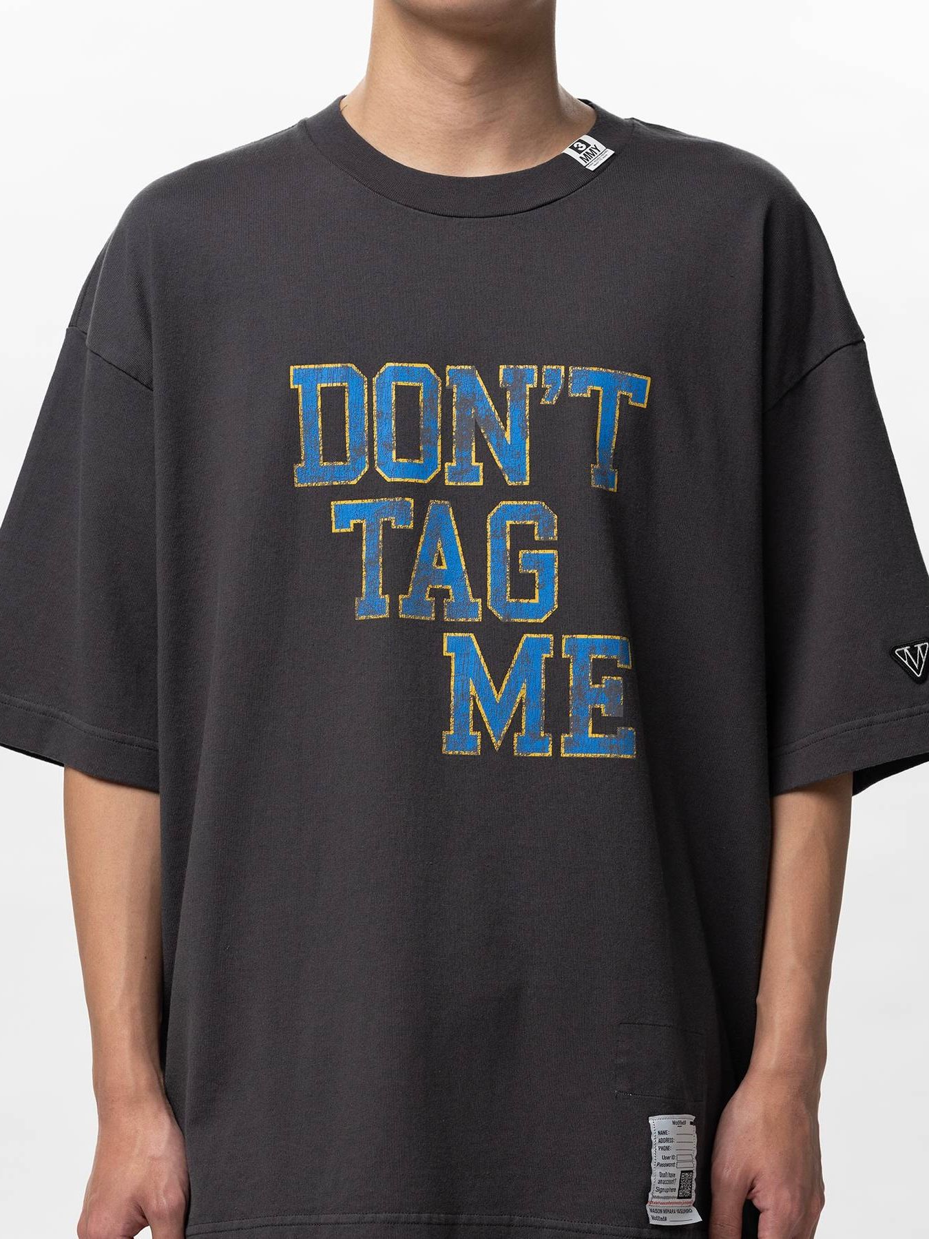 【26SS】ドント タグ ミー プリント Tシャツ / DON'T TAG ME PRINTED TEE / ブラック