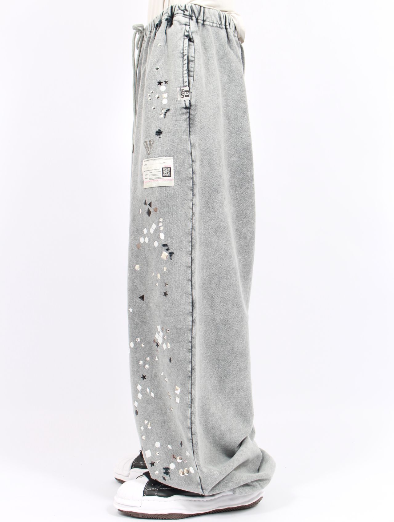 【25AW】エンブリッシュ ブリーチ パンツ / EMBELLISH BLEACH PT / グレー
