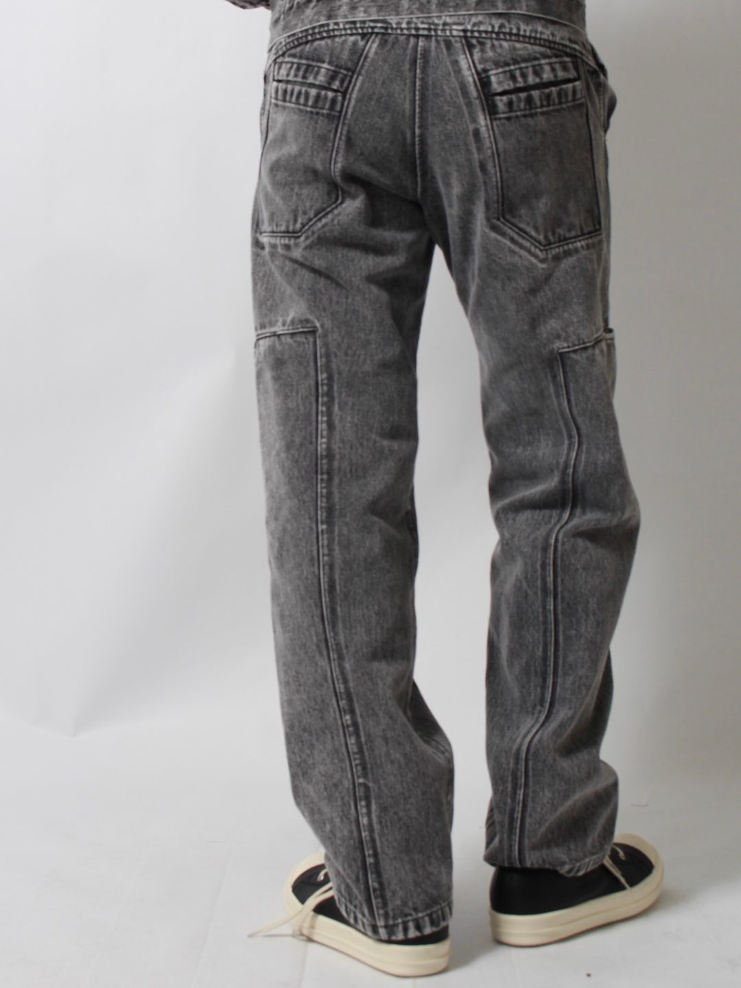 【25SS】10ポケット パネル ウォッシュ デニム / 10 POCKET PANEL DENIM TRS WASH / ブラック