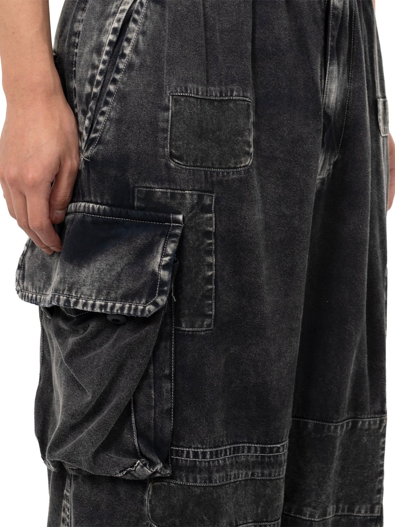 【25AW】リペア カーゴ トラウザー / REPAIR CARGO TROUSER / ブラック