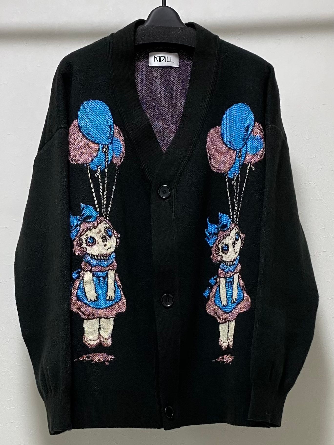 約65cmKIDILL 22AW Henry Darger ニットカーディガン