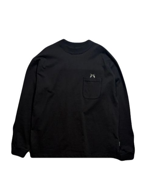 【26AW】 ポケット ロングスリーブ Tシャツ / POCKET L/S T / ブラック