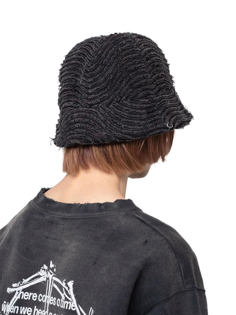 KAMIYA - 【24SS】ウェーブデニム バケットハット / WAVE DENIM BACKET 