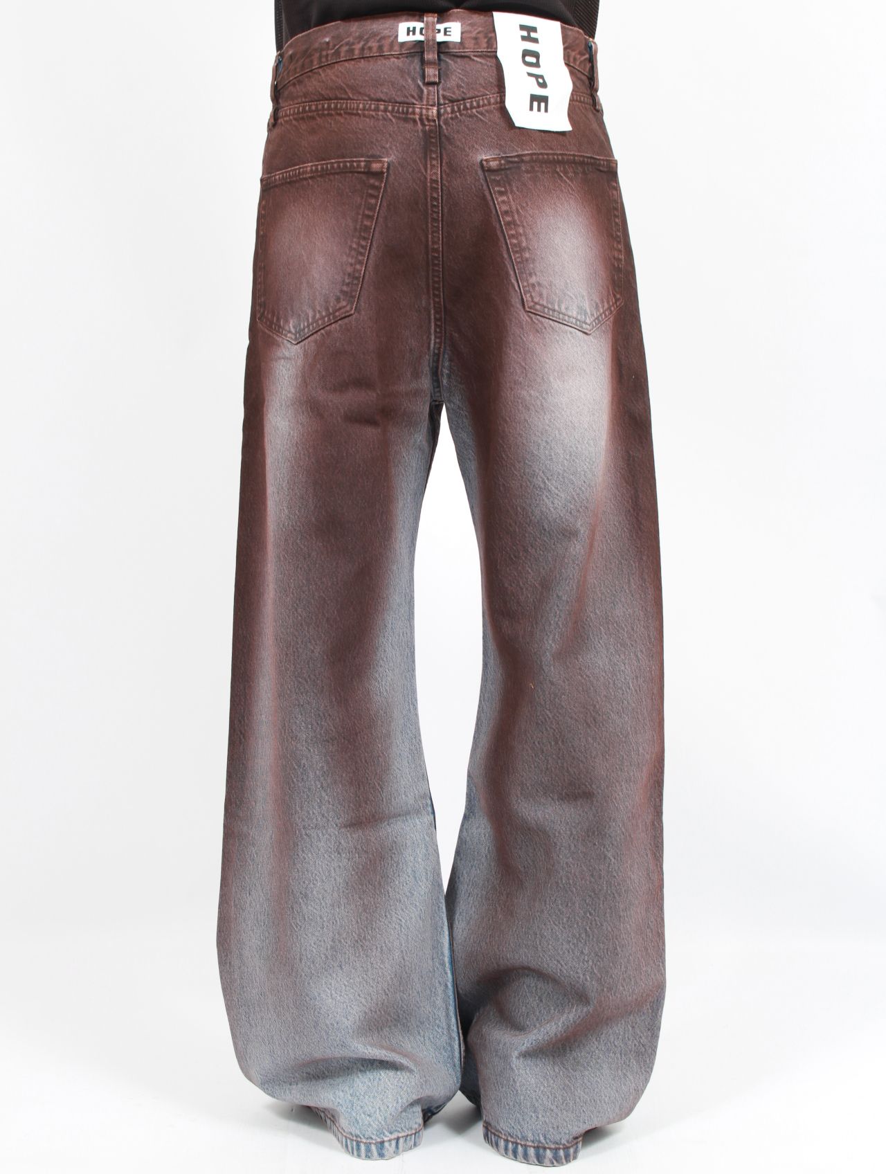 【25AW】スキッド ジーンズ ワイド デニム パンツ / SKID JEANS / BLUE VINTAGE CLAY COAT(ブルーブラウン)