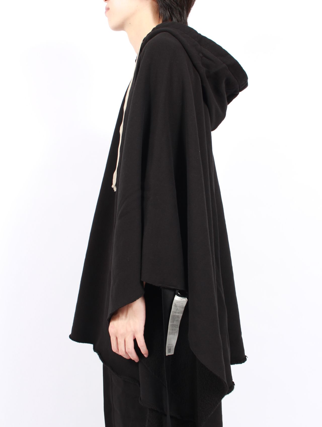 【25AW】スウェット ポンチョ / PONCHO / ブラック