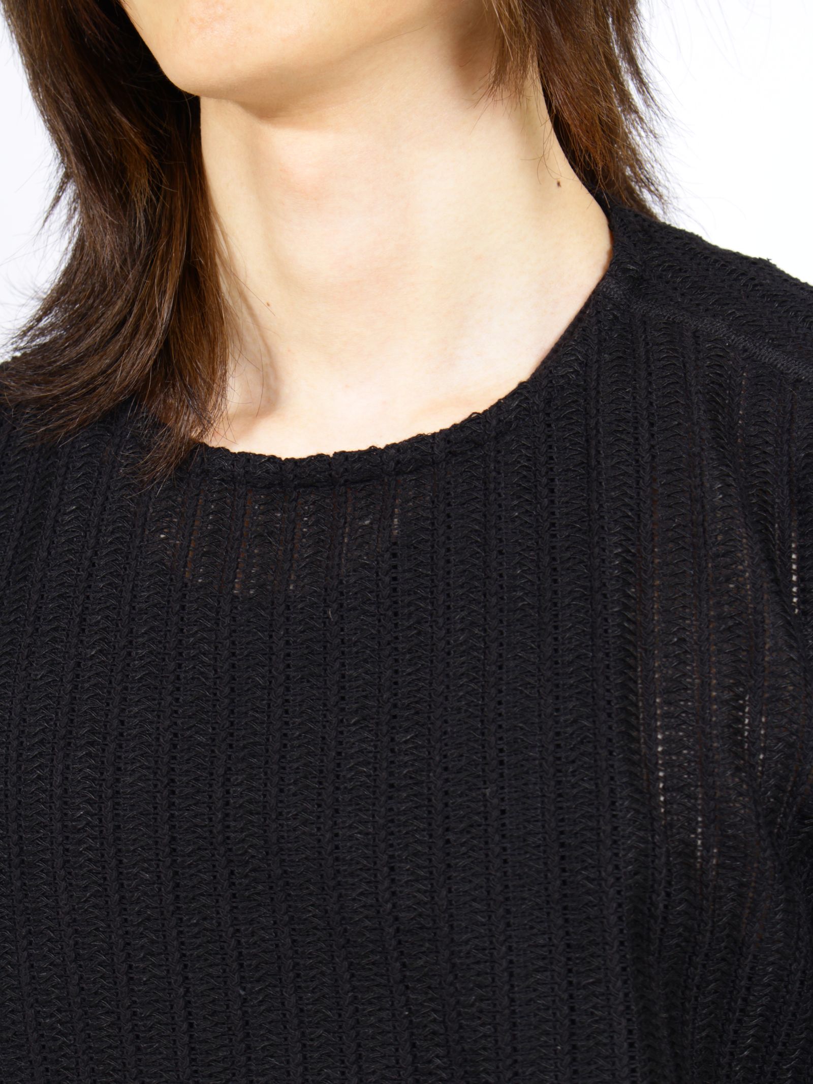 【26SS】ウェーブ ロングスリーブ Tシャツ / LONG SLEEVE T-SHIRTS WAVE / ブラック