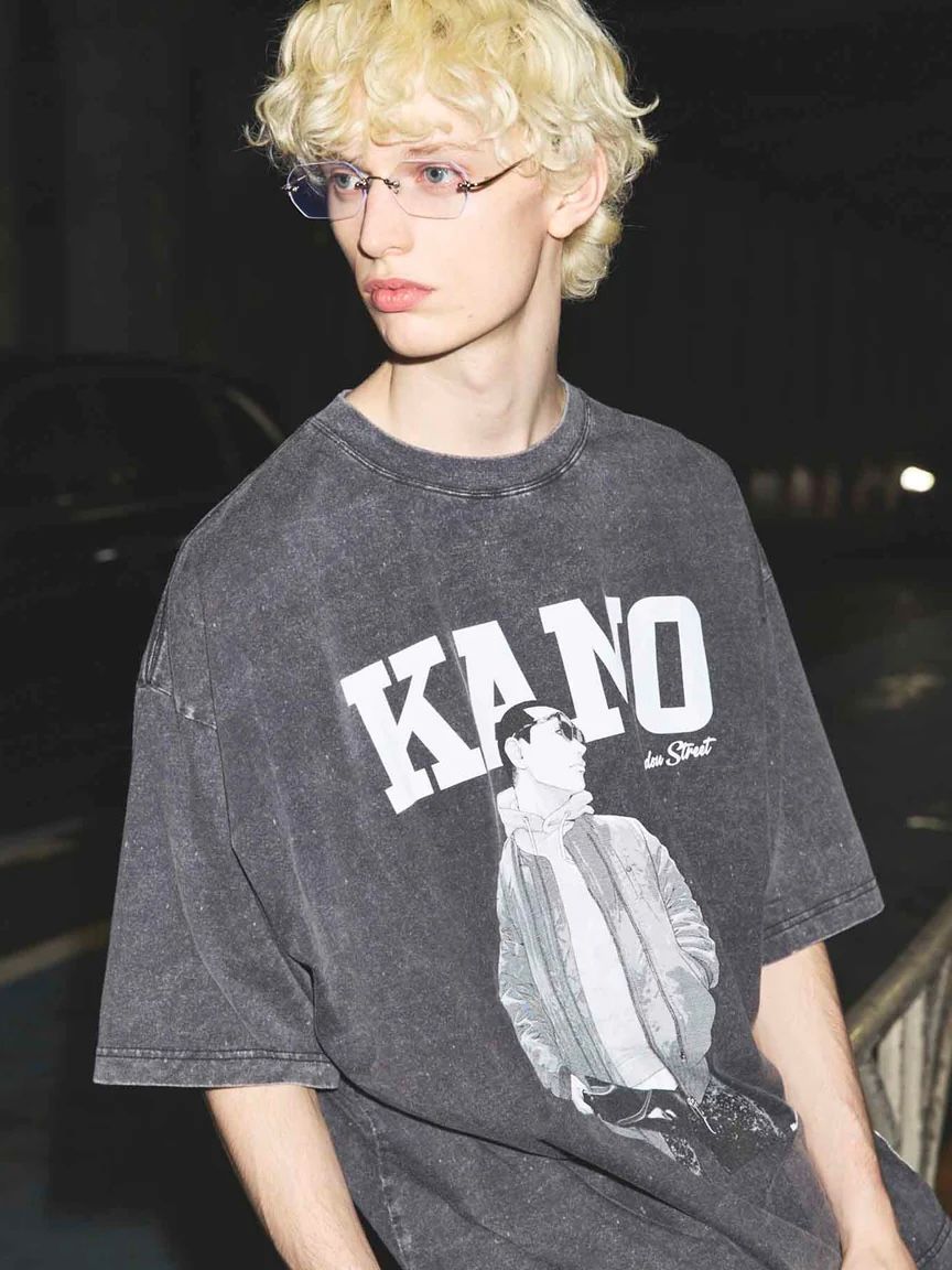 外道 ストリート 'カモ' Tシャツ / GEDOU STREET 'KAMO' T-SHIRT / ブラック