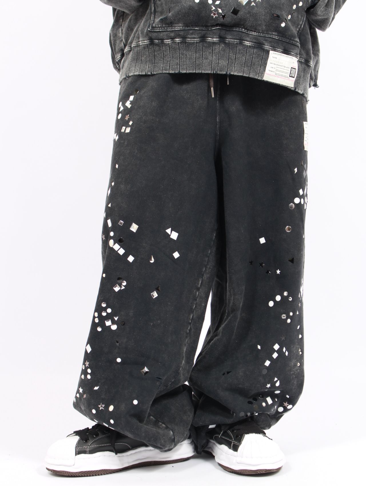 【25AW】エンブリッシュ ブリーチ パンツ / EMBELLISH BLEACH PT / ブラック