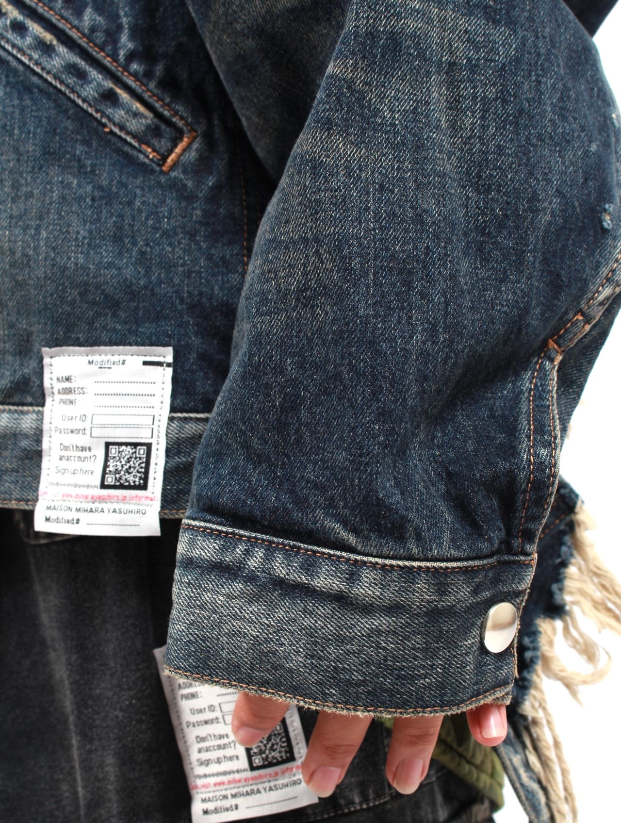 【25AW】 ダブル レイヤード デニム ジャケット / DOUBLE LAYERED DENIM / インディゴ